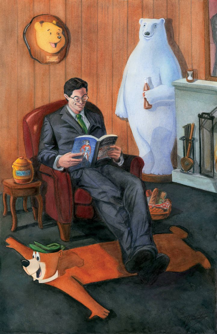 Colbert and The 3 Bears by TomValente on DeviantArt