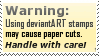 Warning Stamp