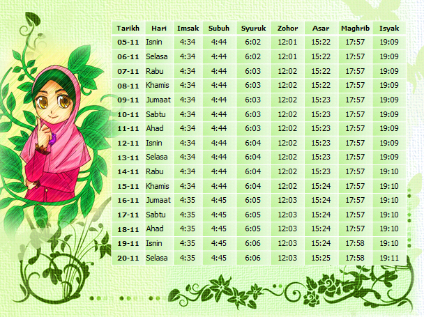 Prayer Time For Kota Kinabalu Sabah Nov 2012 By Stitcherazahara On Deviantart