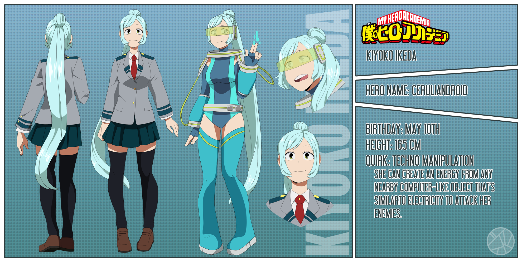 [BnHA OC] Kiyoko Ikeda Reference