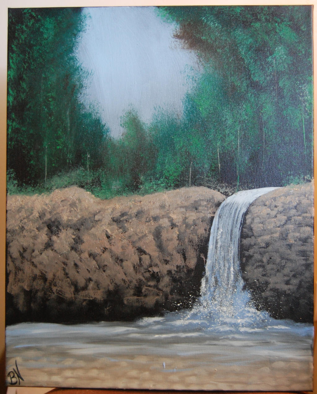 Wilson Bickford Paint Along Waterfall