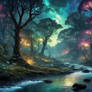 Glowing Magic Forest