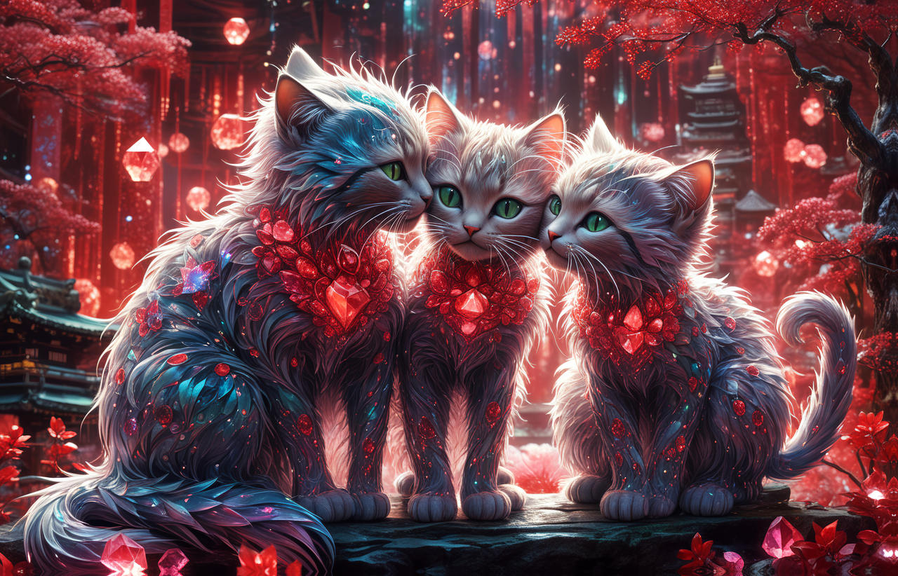 Ruby Rhodd Cat Ruby Cat Family by Necr0x0Der on DeviantArt