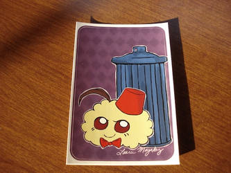 dr. fluff sticker