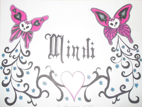 Mindi, Name Art