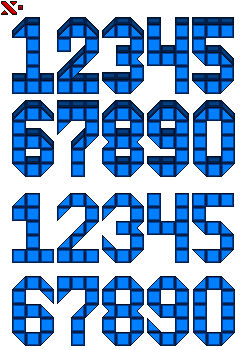Funky Block Numbers Number Blocks by Kesoroda-MKB on DeviantArt