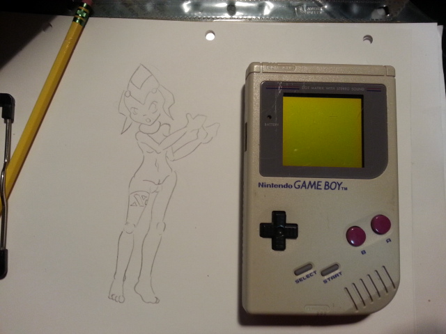 Front of a Game Boy