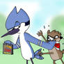 RegularShow Strong Johns Fight