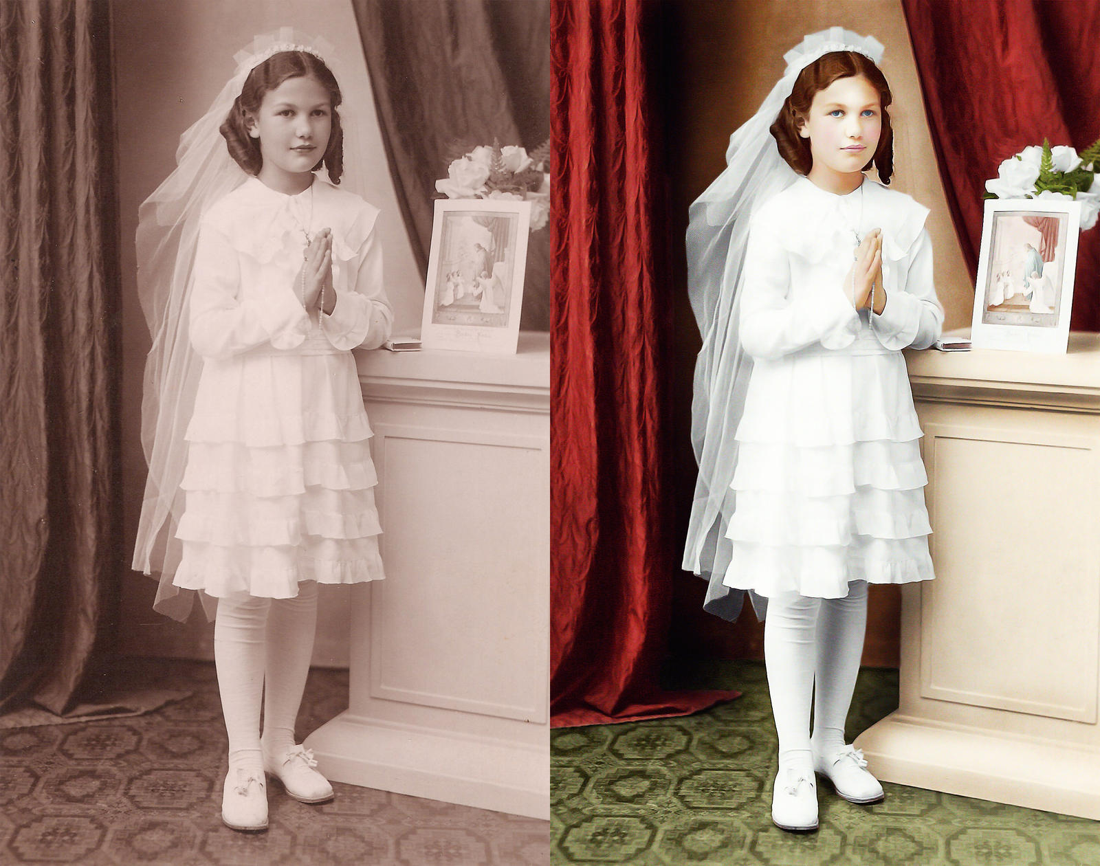 Old Photo Colorization Before and After