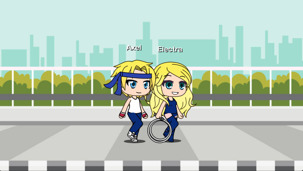 Axel Stone With His GF by MajesticMoose2020 on DeviantArt