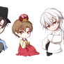 Mystic Messenger Chibis! Hanbok specials~