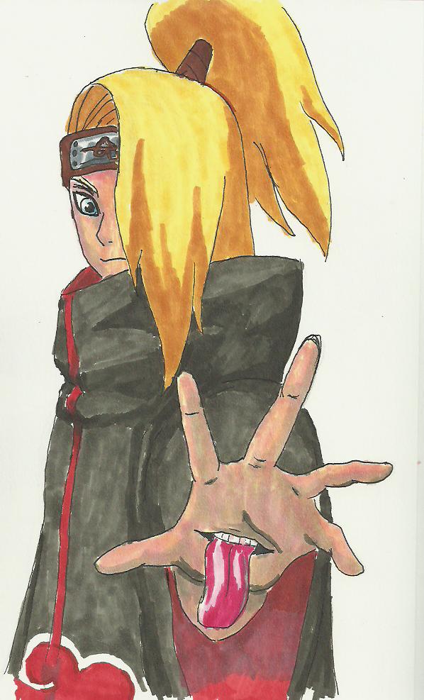 Deidara - Copic Markers