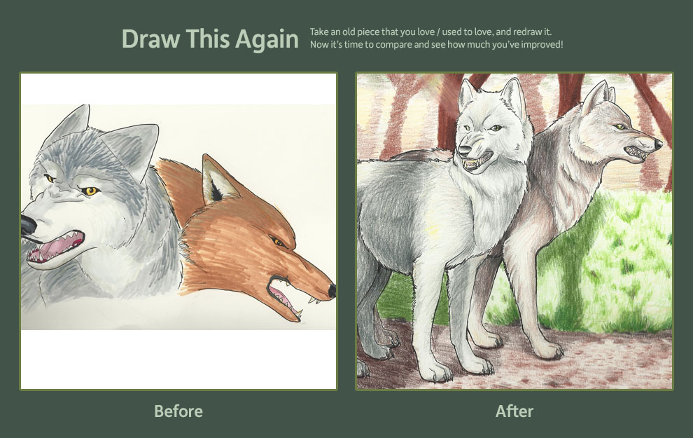 Angry Wolves Redrawn