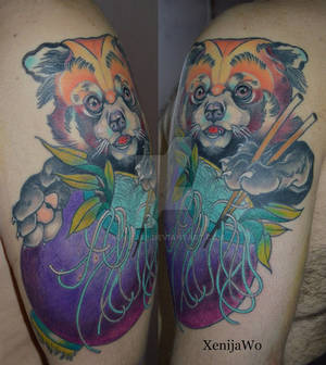 tattoo red panda