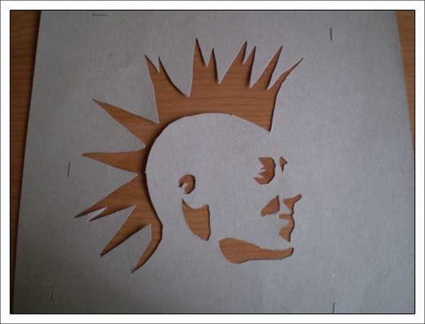 punk stencil