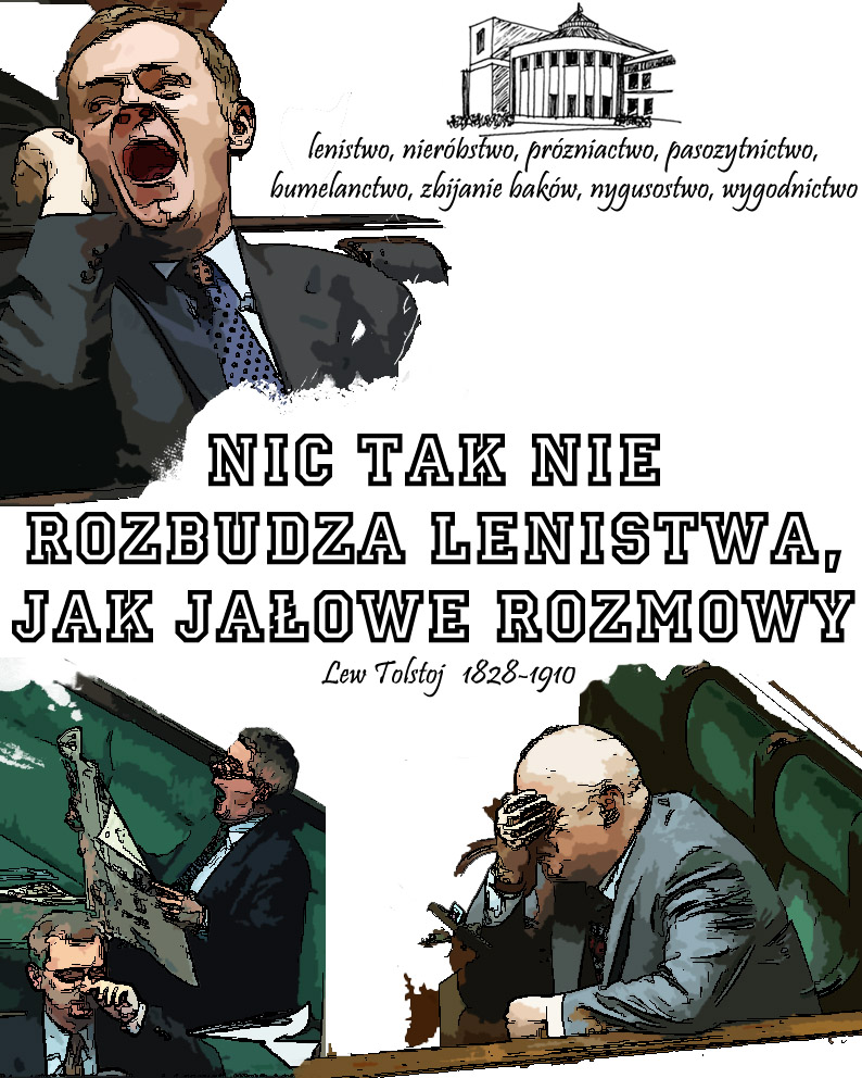 Poster - Laziness in the Sejm