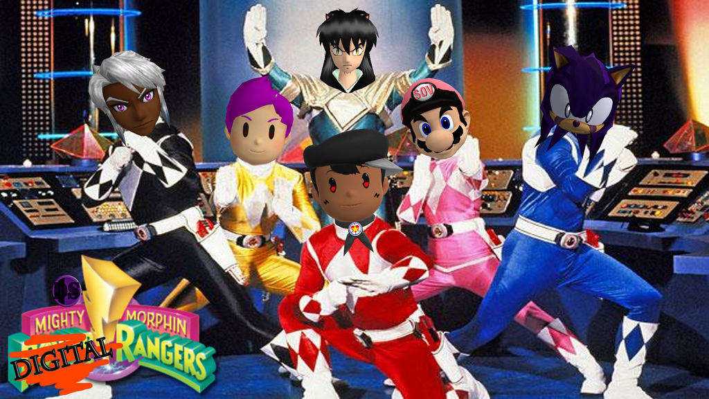 Power Rangers Morphing Ai Computer Mighty Morphin Digital Rangers by FlipNinten on DeviantArt