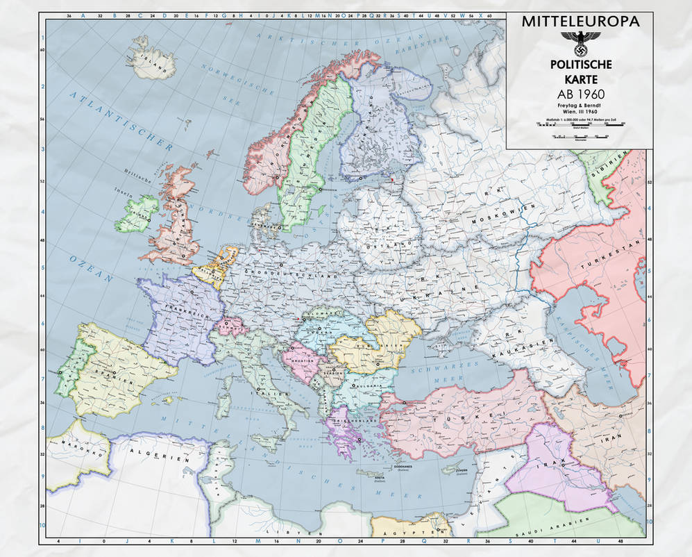 Axis Victory Map Deviantart Blank Nazi Victory Map The Nazi World Empire Collapsed: Long