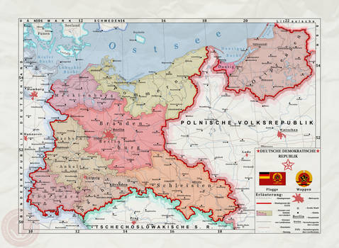 Map of the big GDR
