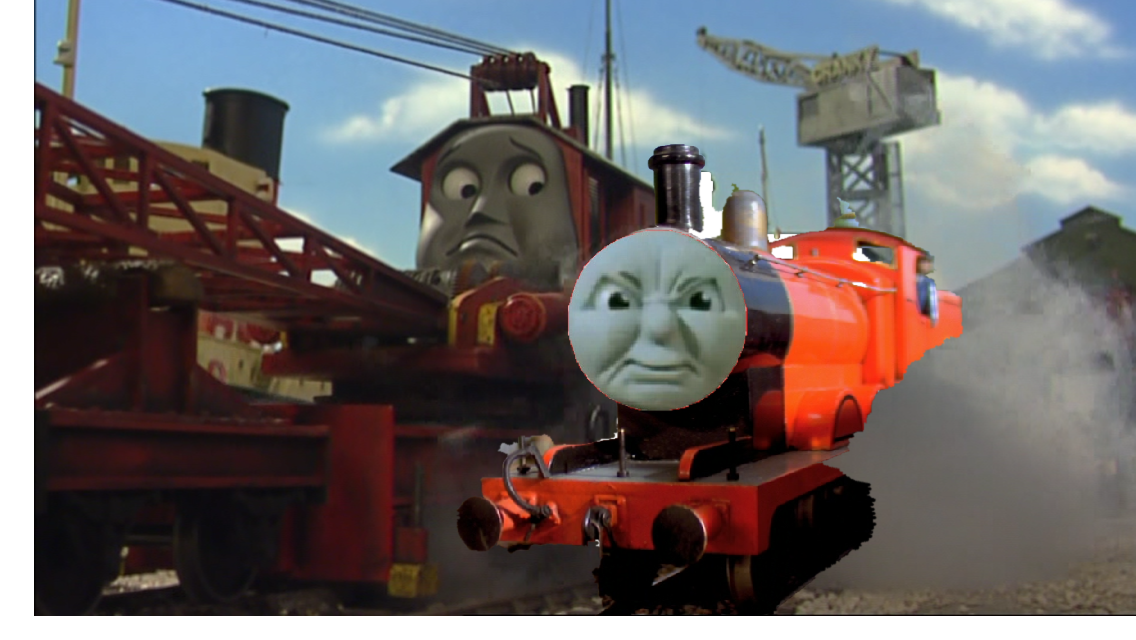 James strikes out picture by thetankengine12 on DeviantArt