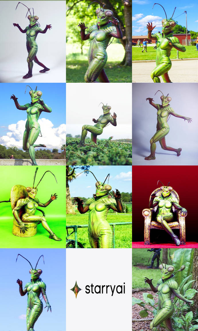 Trakeena Insect queen form generated by Starryai by cobran777 on DeviantArt