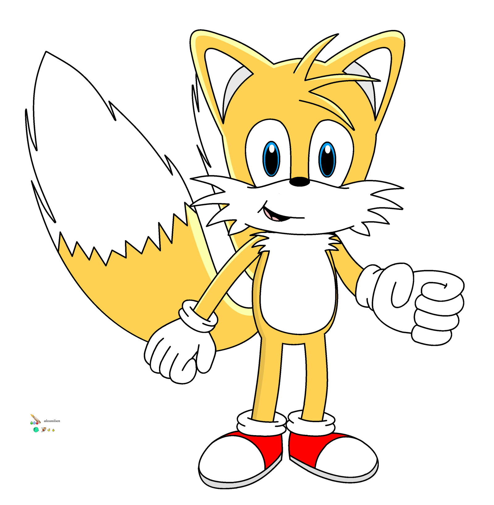 Allen Tails Tails by alessnilsen on DeviantArt