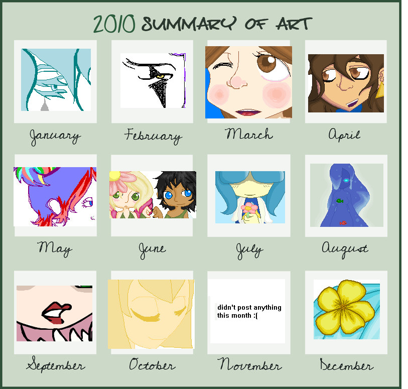 2010 art summary