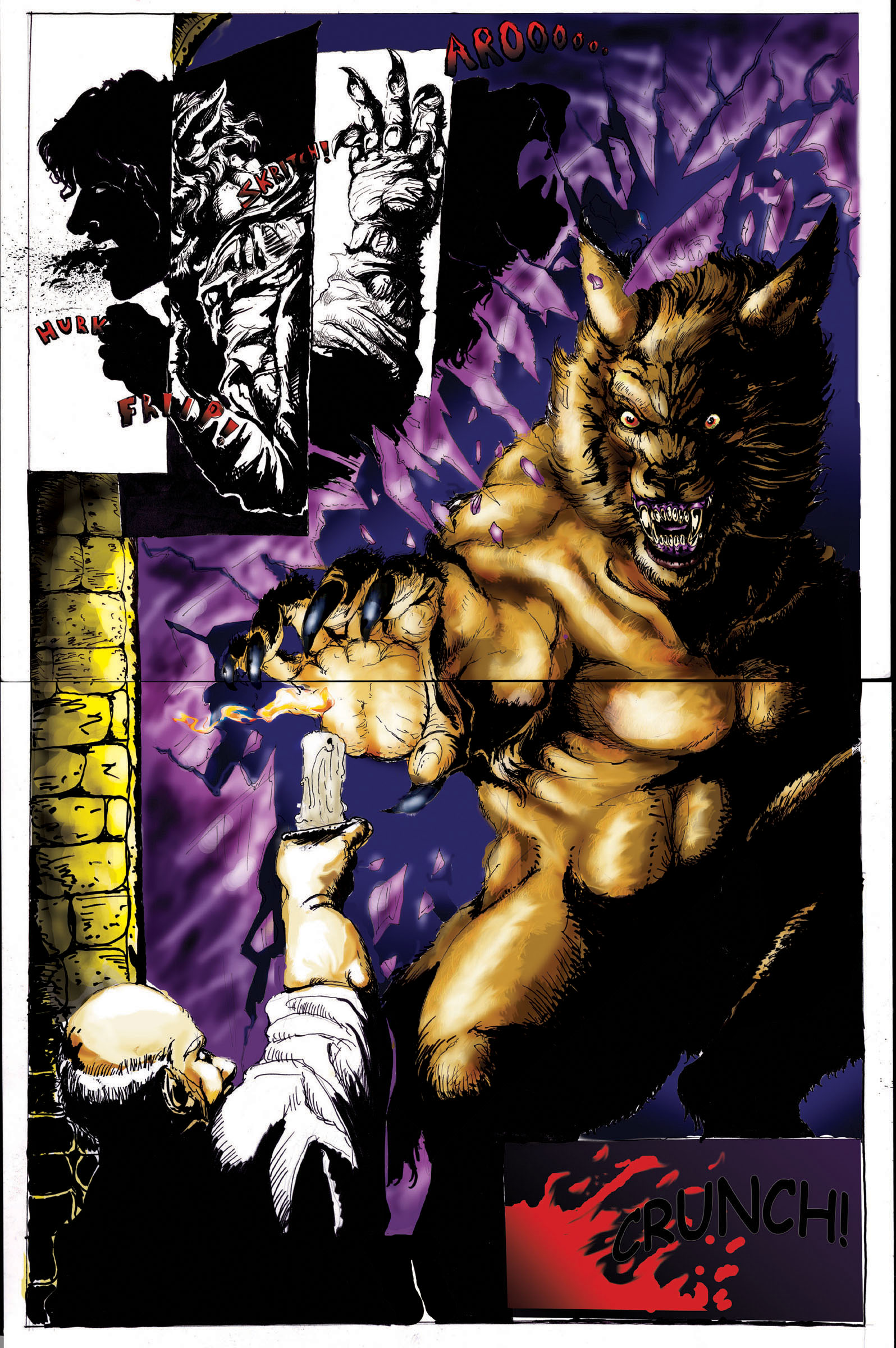 Werewolf Two page spread