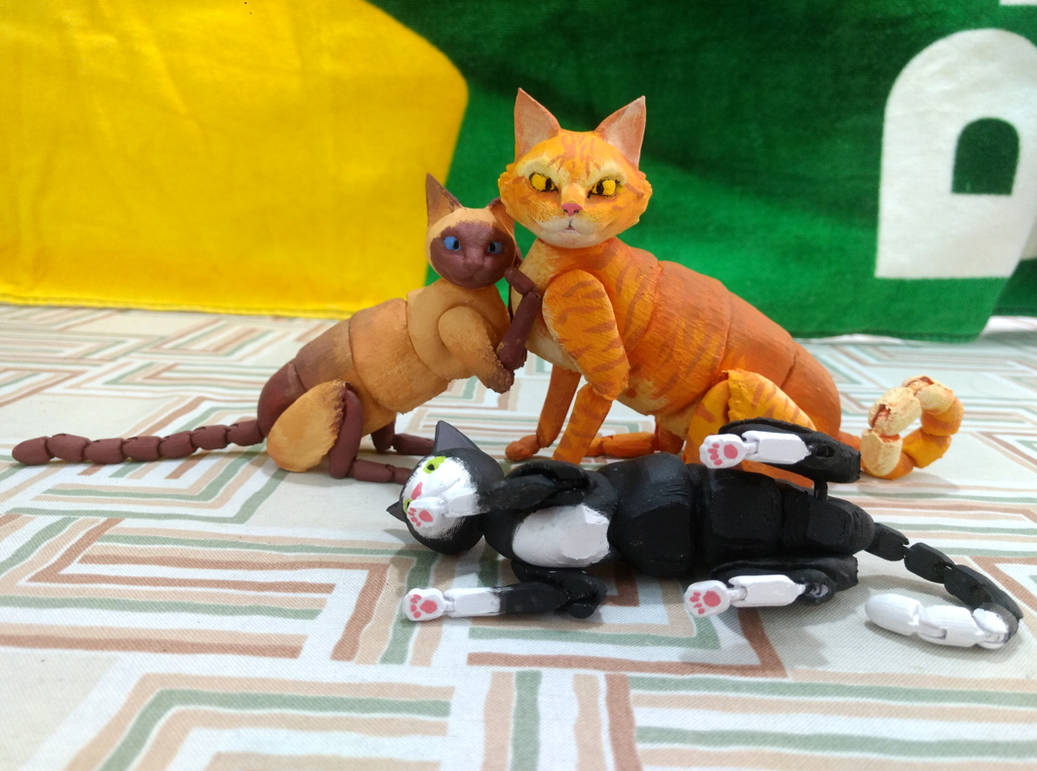 Articulated Cat To Print By Lophornis On DeviantArt articulated-cat-to-print-by-lophornis-on-deviantart