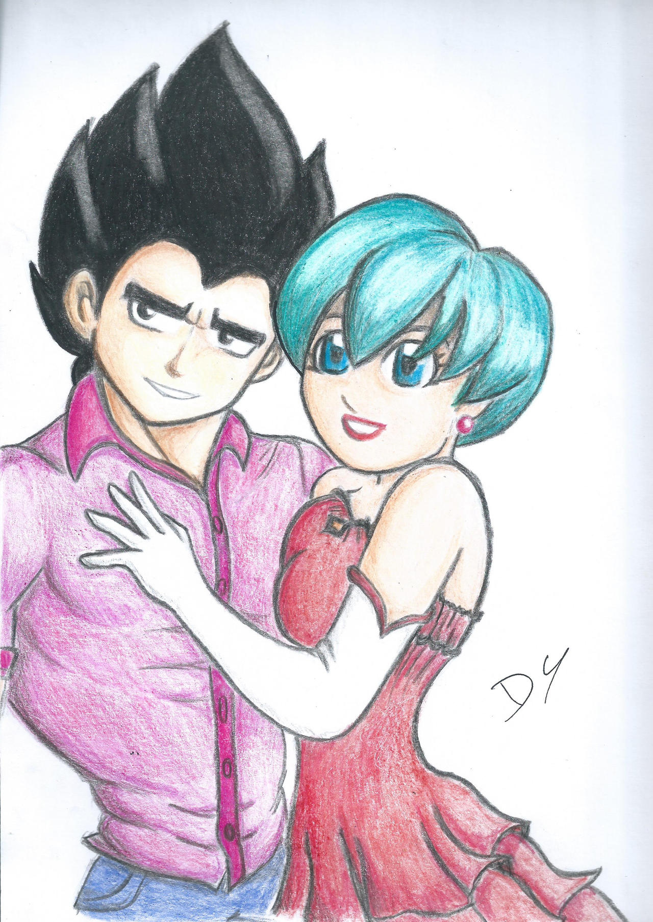 Vegeta and Bulma by OniSenpaiArt on DeviantArt Vegeta and Bulma by OniSenpaiArt on DeviantArt