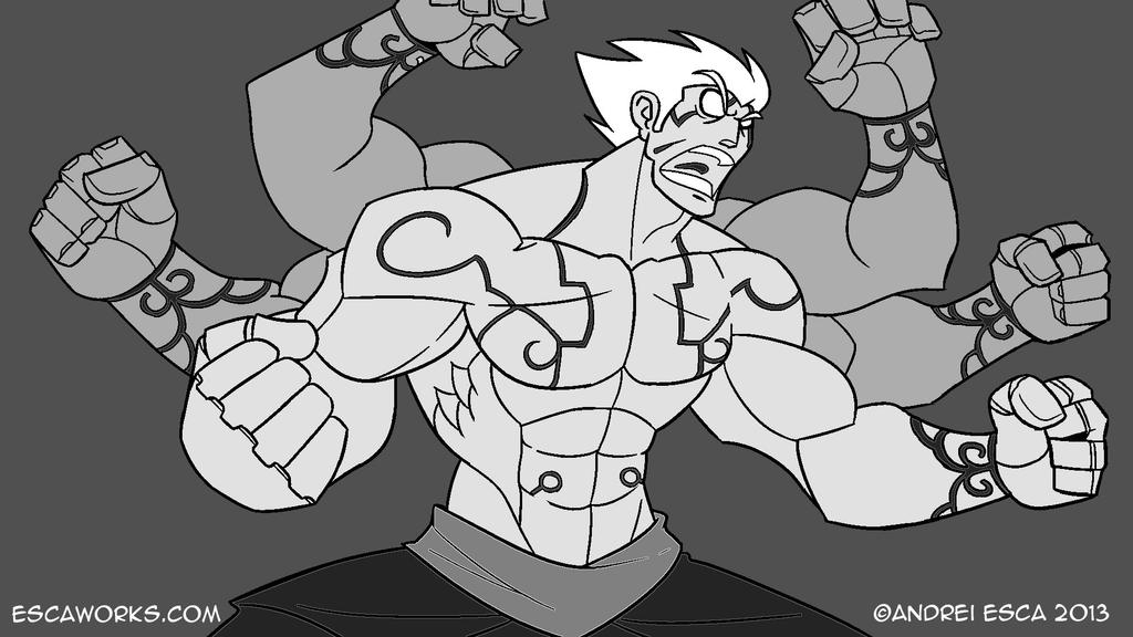 Mr Rage Pants (Grayscale) by ierdna on DeviantArt