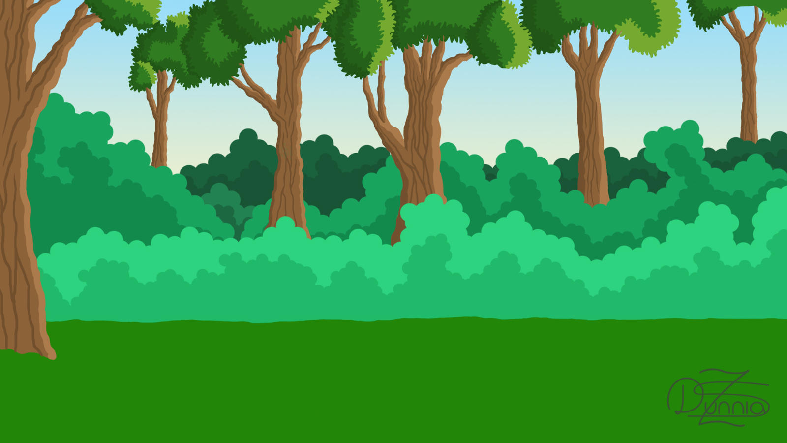 Basic forest 2 by PetuSerech on DeviantArt