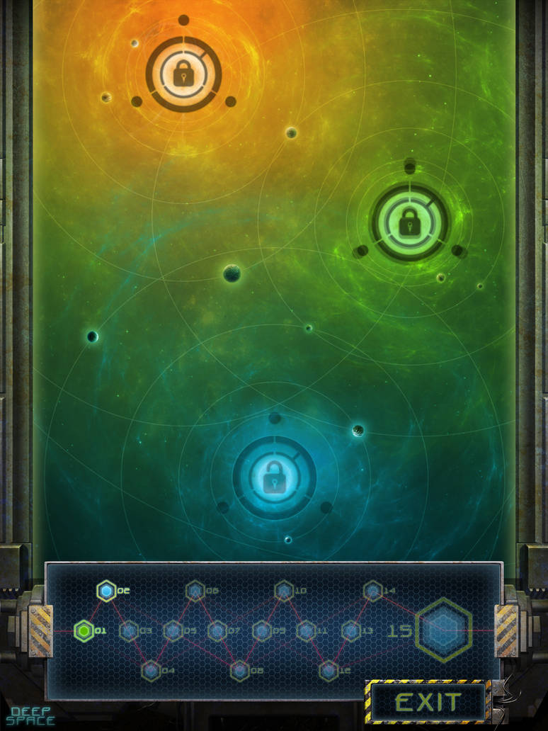 Deep Space / Map / Level Selection by mainbraincrusher on DeviantArt