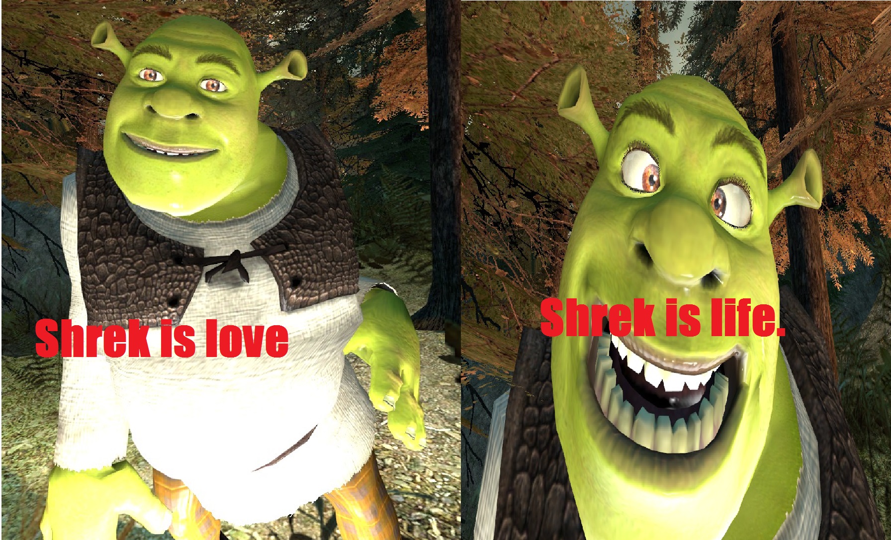 Shrek is love, Shrek is life. by EpicScorz on DeviantArt.