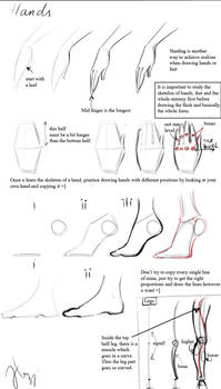 Doodled hands n feet tutorial