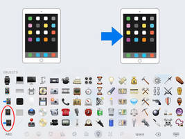 iPad Device Emoji Suggestions