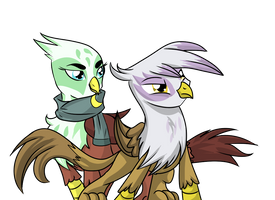 Two Griffon Friends