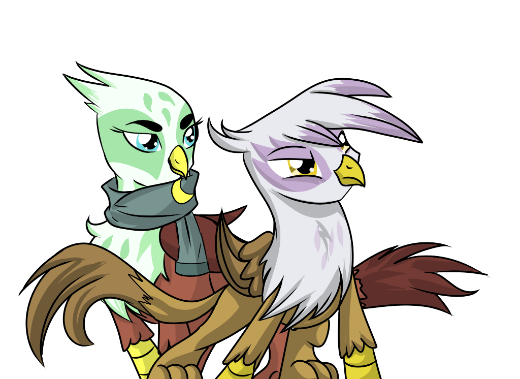 Two Griffon Friends