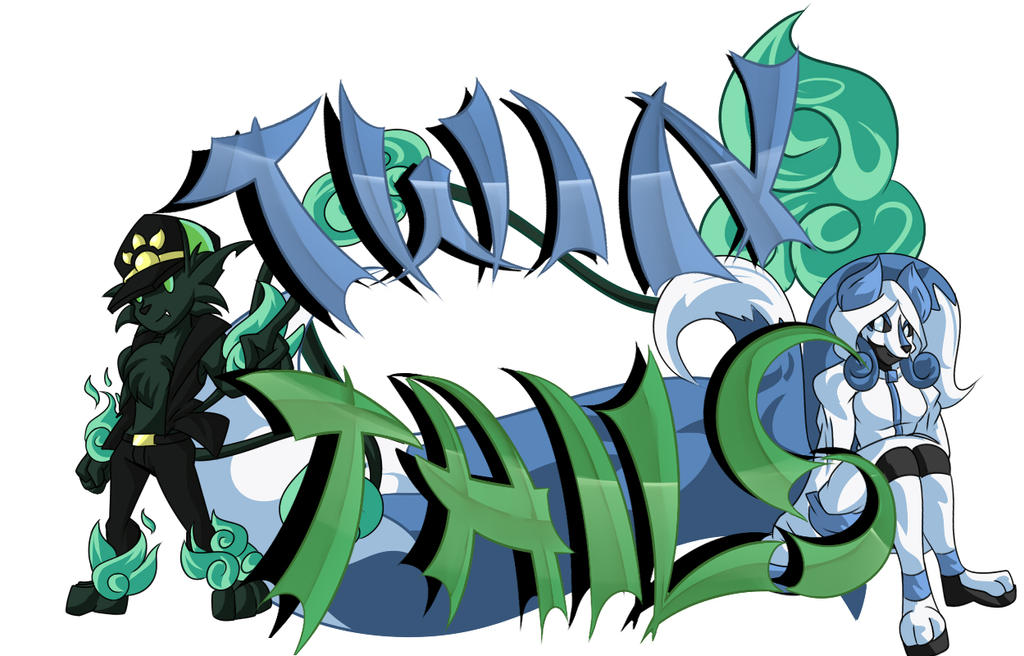 Twin Tails Kuronya And Furizu Logo By Flairnightz On Deviantart Twin Tails Kuronya And Furizu Logo By Flairnightz On Deviantart