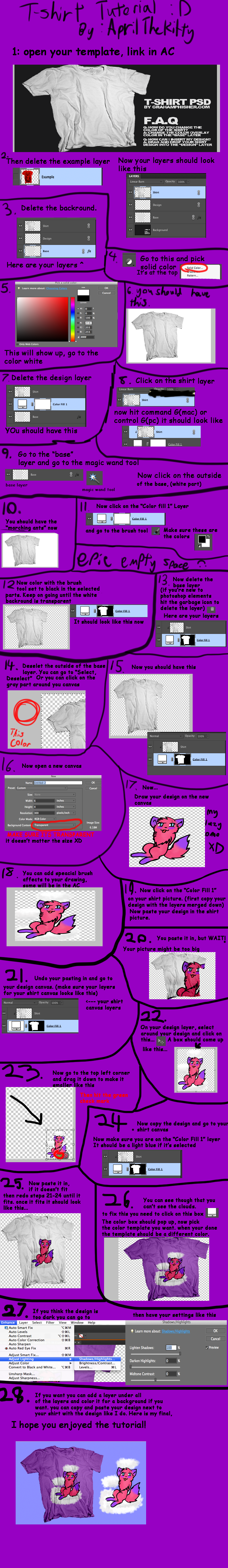 T-shirt design tutorial