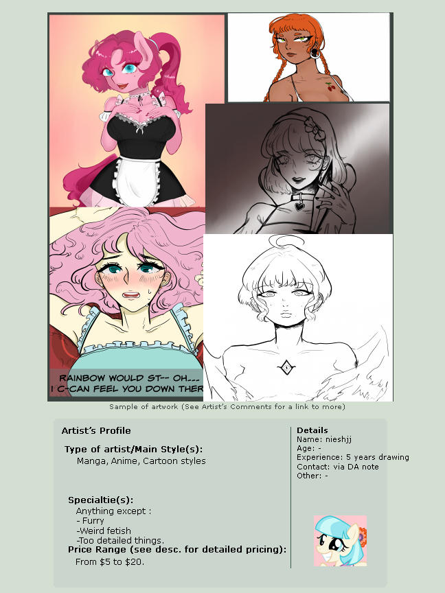 Jsjsnd Artist Profile by NIEshjj on DeviantArt