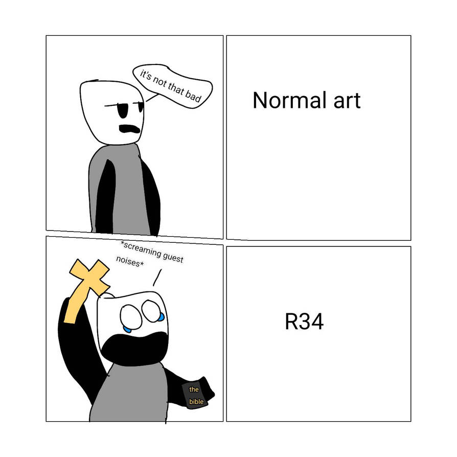 Guest 4233 goin available when he sees r34 by guestartest on DeviantArt