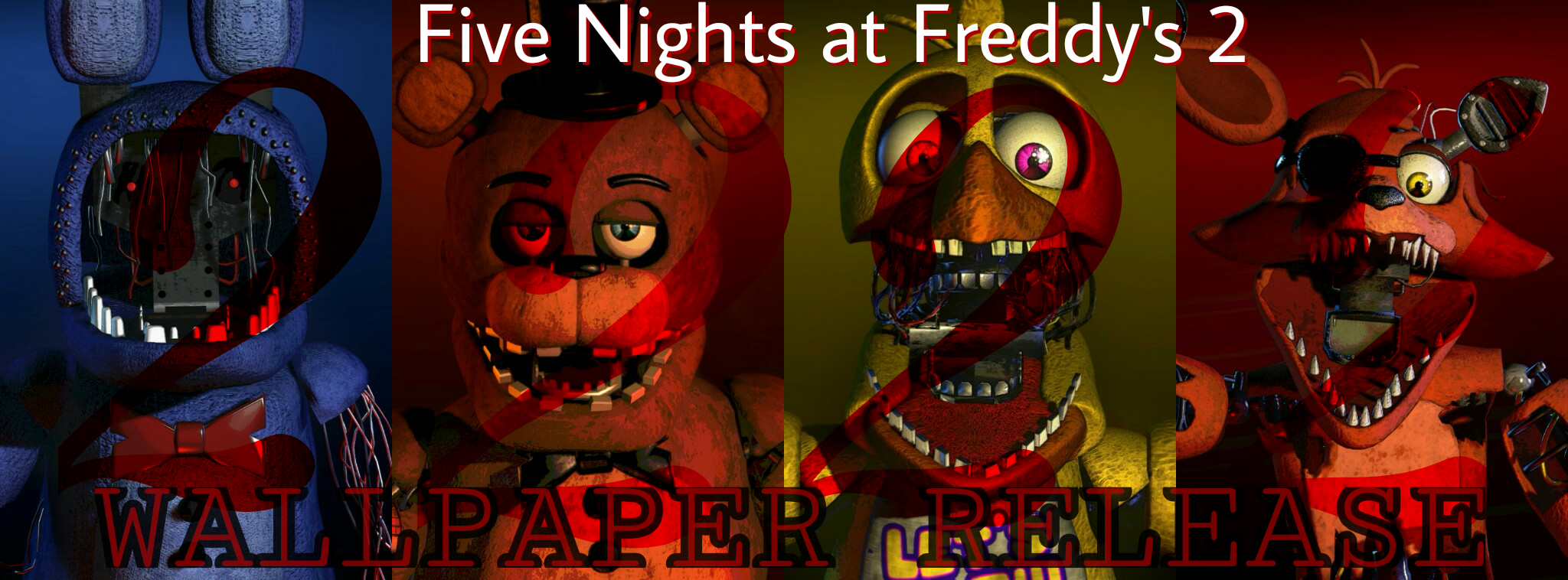 Five Nights at Freddy's 2 Celebrate Poster by LillyTheRenderer on DeviantArt