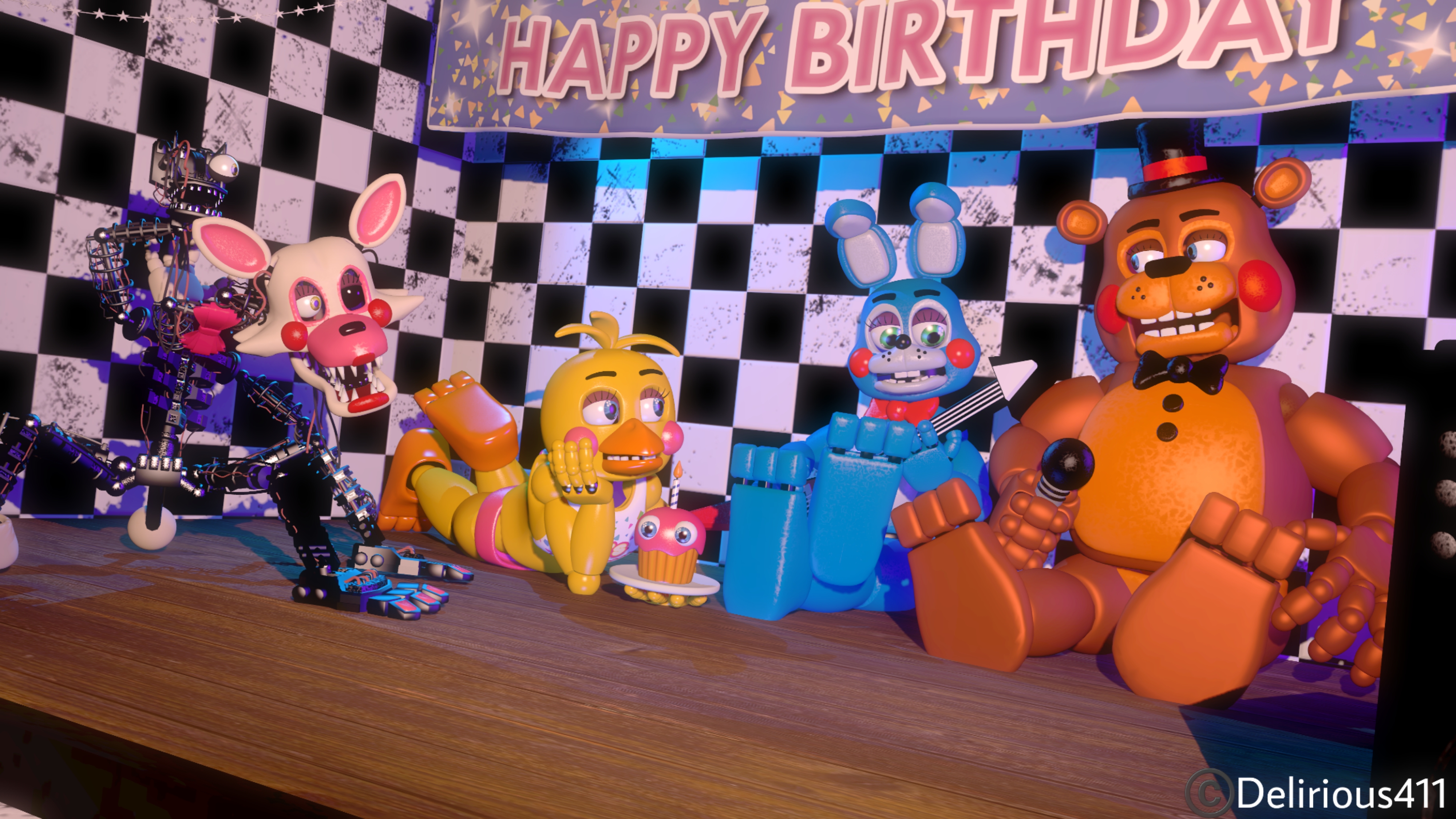 Fnaf animatronics by Felicity-Artist on Newgrounds