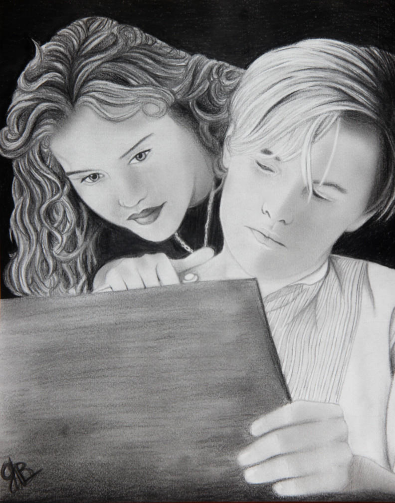 The drawing scene -Jack and Rose- Titanic by GennyShelly98 on DeviantArt