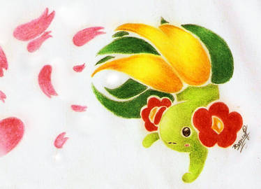 Bellossom using Petal Dance