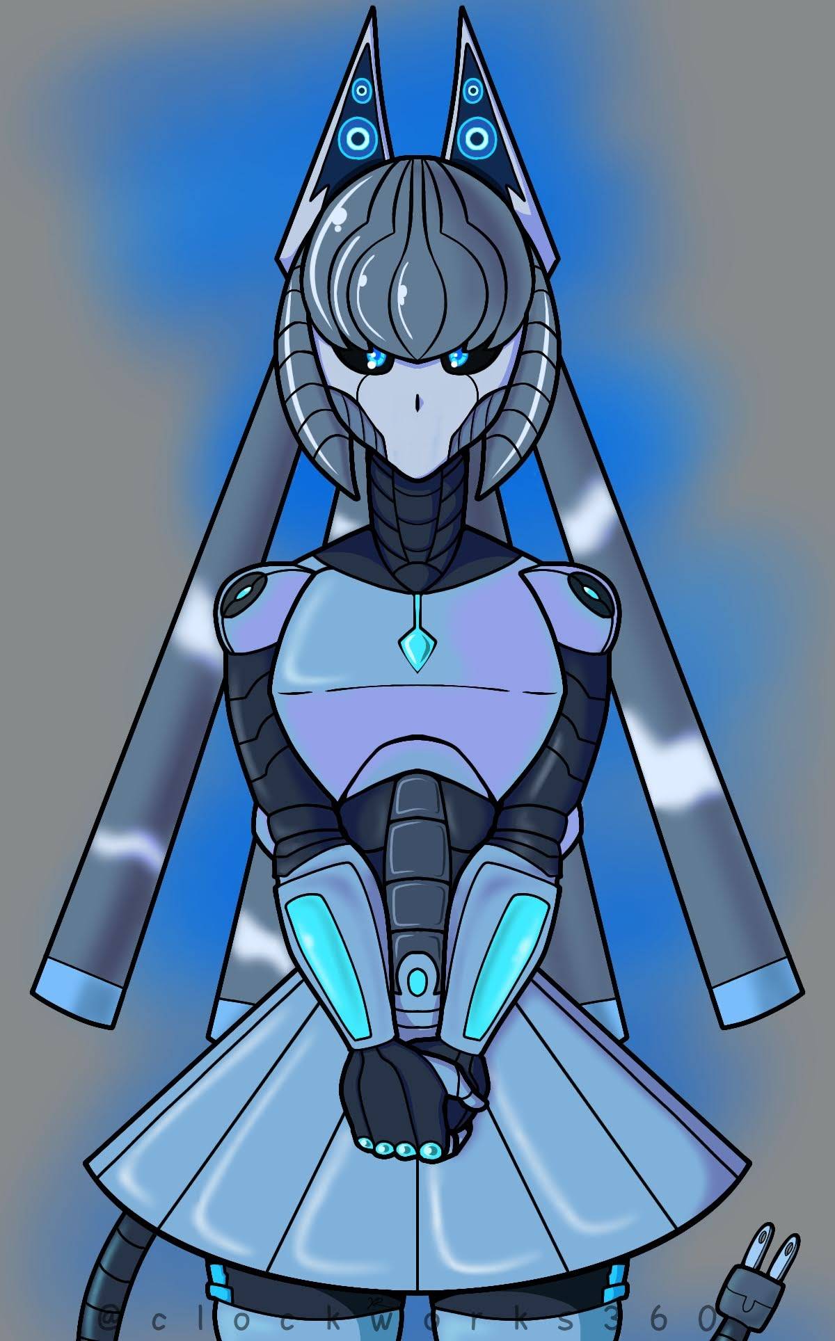 K.T (Visual Novel test illustration?) by clockworks360 on DeviantArt