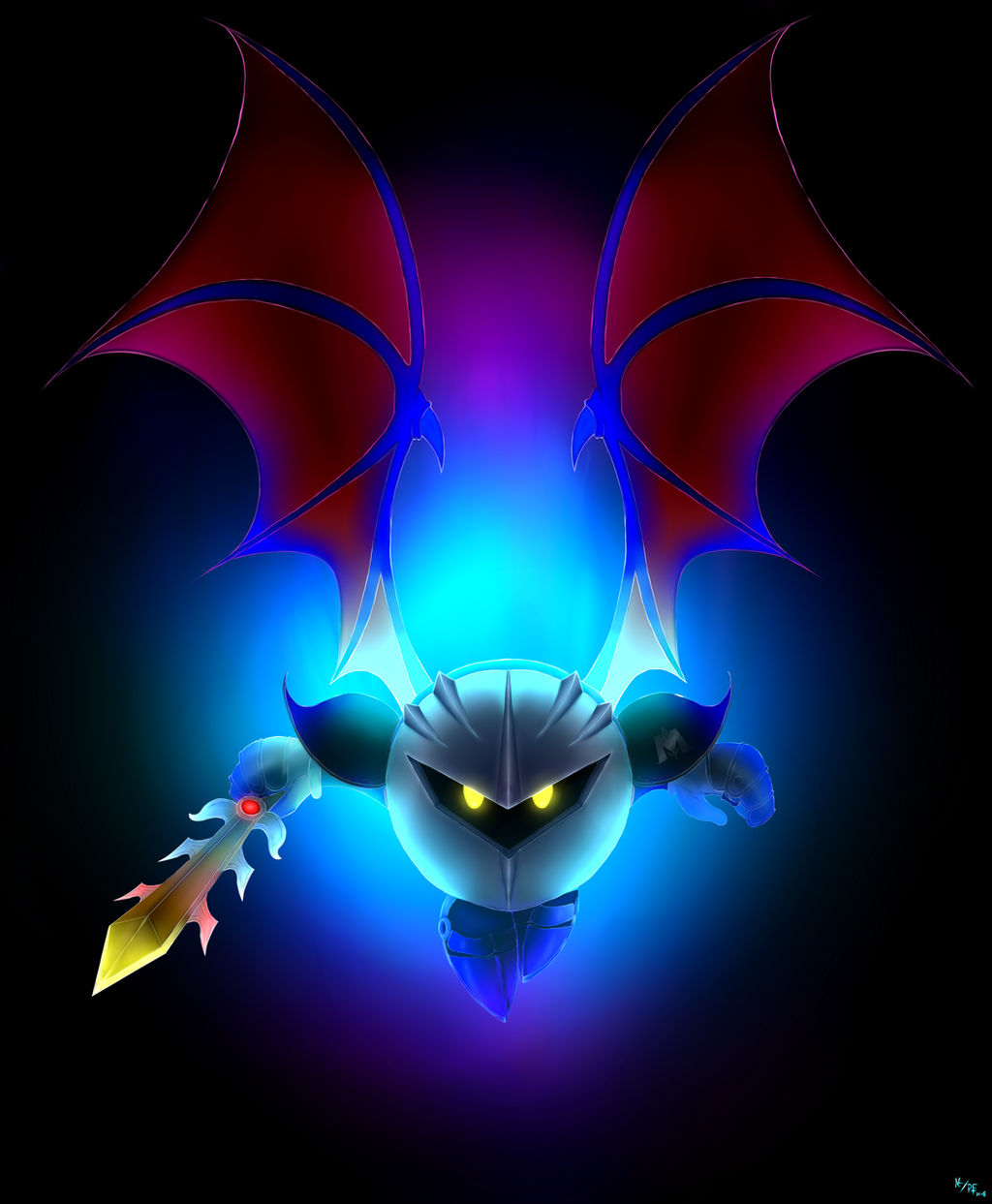 Meta Knight by PhantomFuxx on DeviantArt
