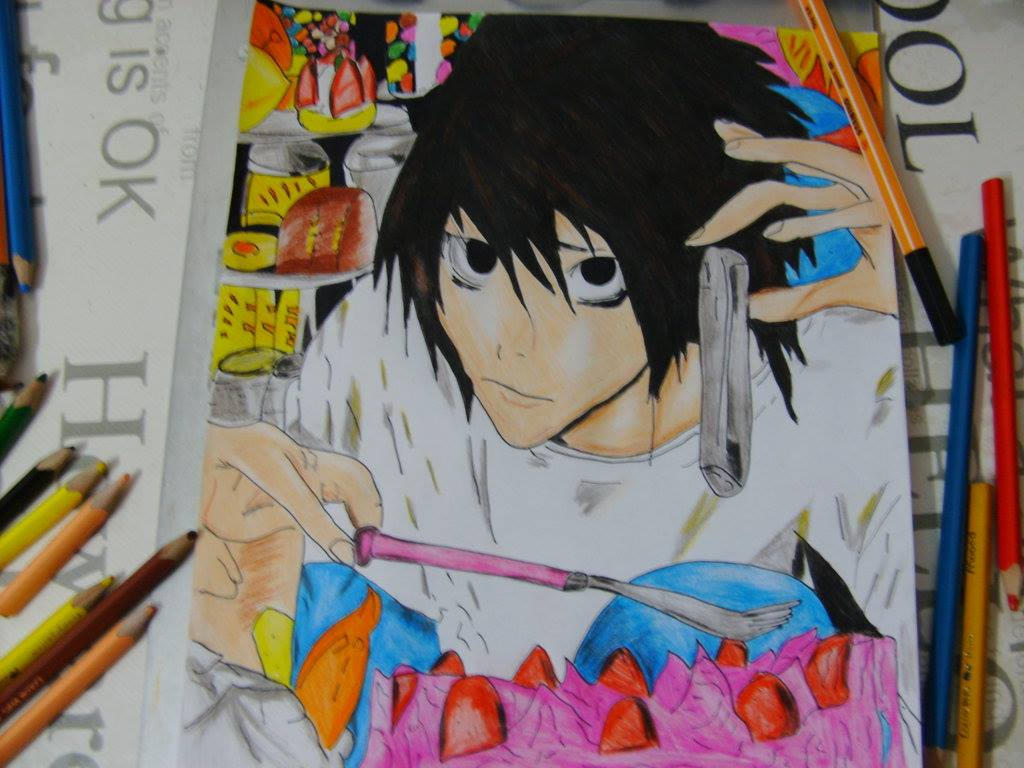 Deviantart La Note L DeathNote by Coutodrawings on DeviantArt