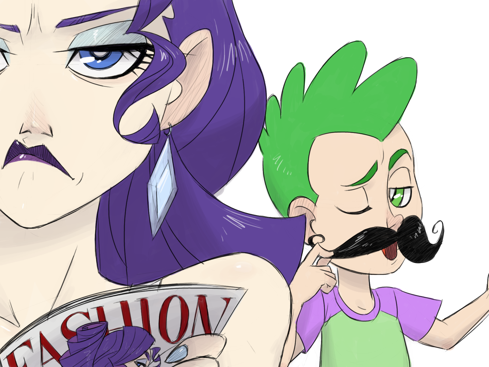 Rarity, I Mustache You A Question